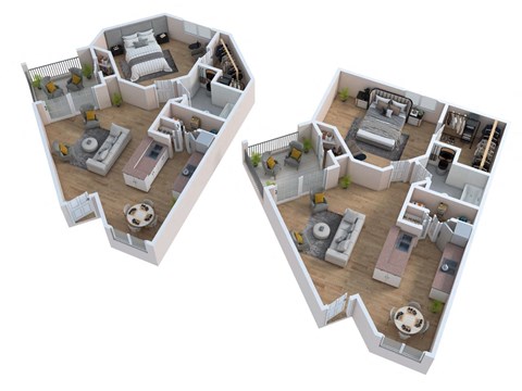 2 bedroom floor plan  the residences at sawmill estates apartments